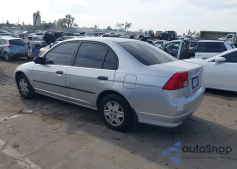 2004 Honda Civic Vp из США, поврежденный, VIN 2HGES16444H593963